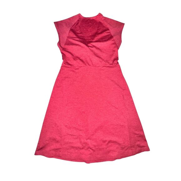 Patagonia Seabrook Bandha Dress Womens Size S Heather Red Twist Front S/S V Neck - Picture 4 of 6